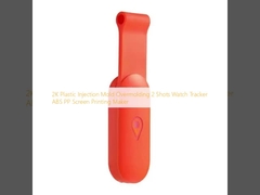 2K 플라스틱 주입 Mold Overmolding 2 샷 시계 추적기 ABS PP 스크린 프린팅 제조자